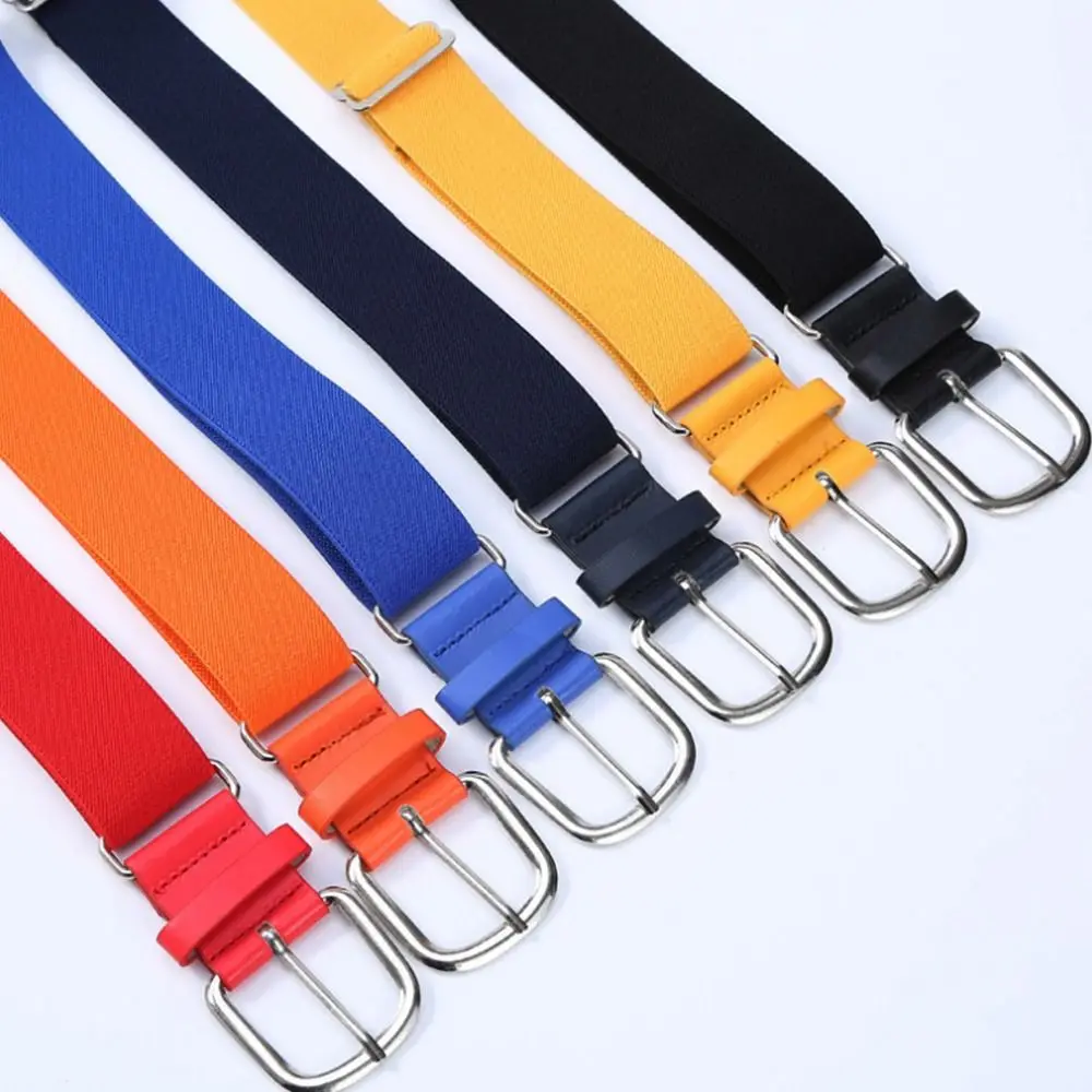 

High Quality Outdoor Sports Belt Casual Adjustable Elastic WaistBelt Waistband Baseball Belt Waiststrap