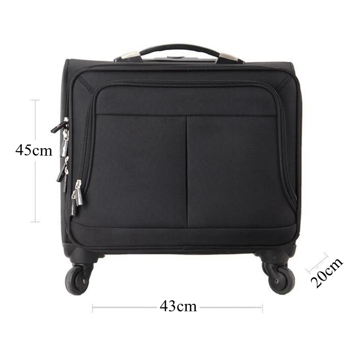 

Travel Rolling Luggage Suitcase Oxford Travel Rolling Luggage Bag Men Carry On Hand Luggage suitcase Cabin Size Spinner Suitcase