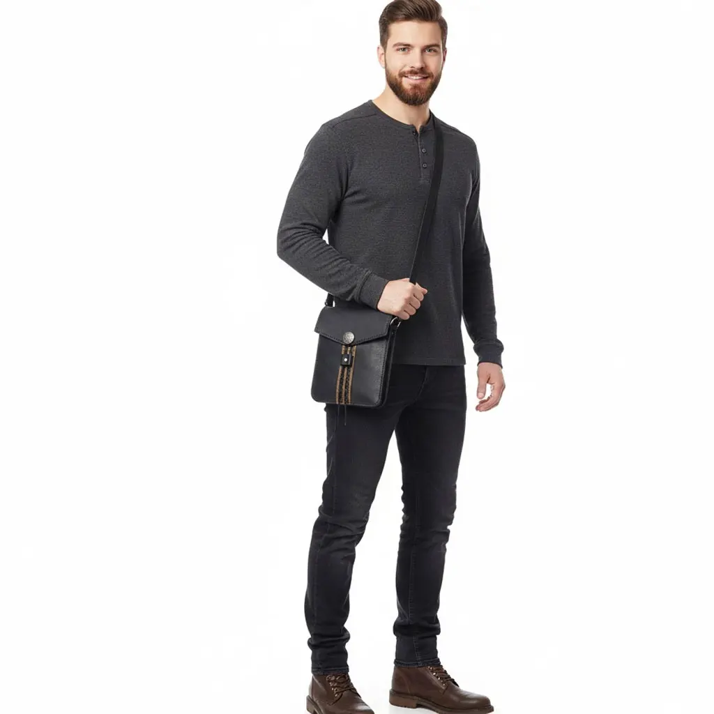 

Сумка для косплея в стиле ретро викингов: квадратная сумка с средневековой пряжкой для выступлений и фотографий