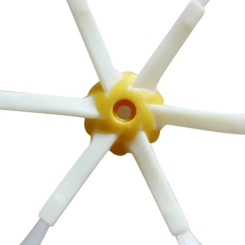 Cepillo lateral de 6 brazos para aspiradora IRobot Roomba, accesorios de repuesto de limpieza del hogar, Serie 500, 600, 700, 1 unidad