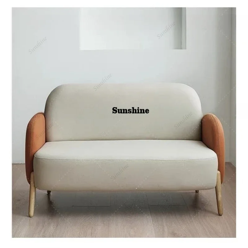 

Современный двухместный диван из технологичной ткани для небольших квартир в скандинавском стиле, водонепроницаемый, FT