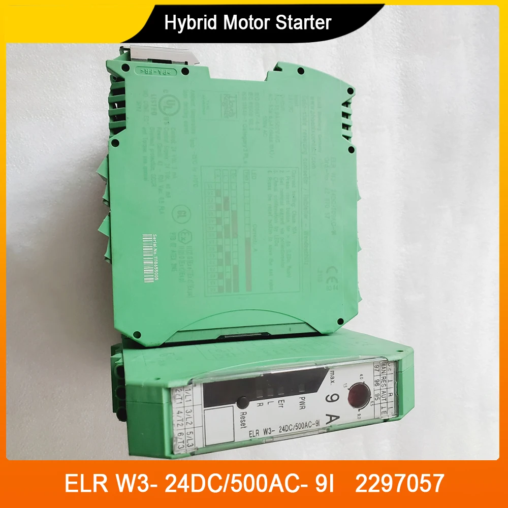 1 Pcs ELR W3- 24DC/500AC- 9I 2297057 Hybrid Motor Starter
