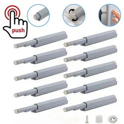 5/10PCS Cabinet Buffers Push to Open Door Catches Magnetic Latch Quiet Close with Invisible Handle Furniture Hardware Accessory