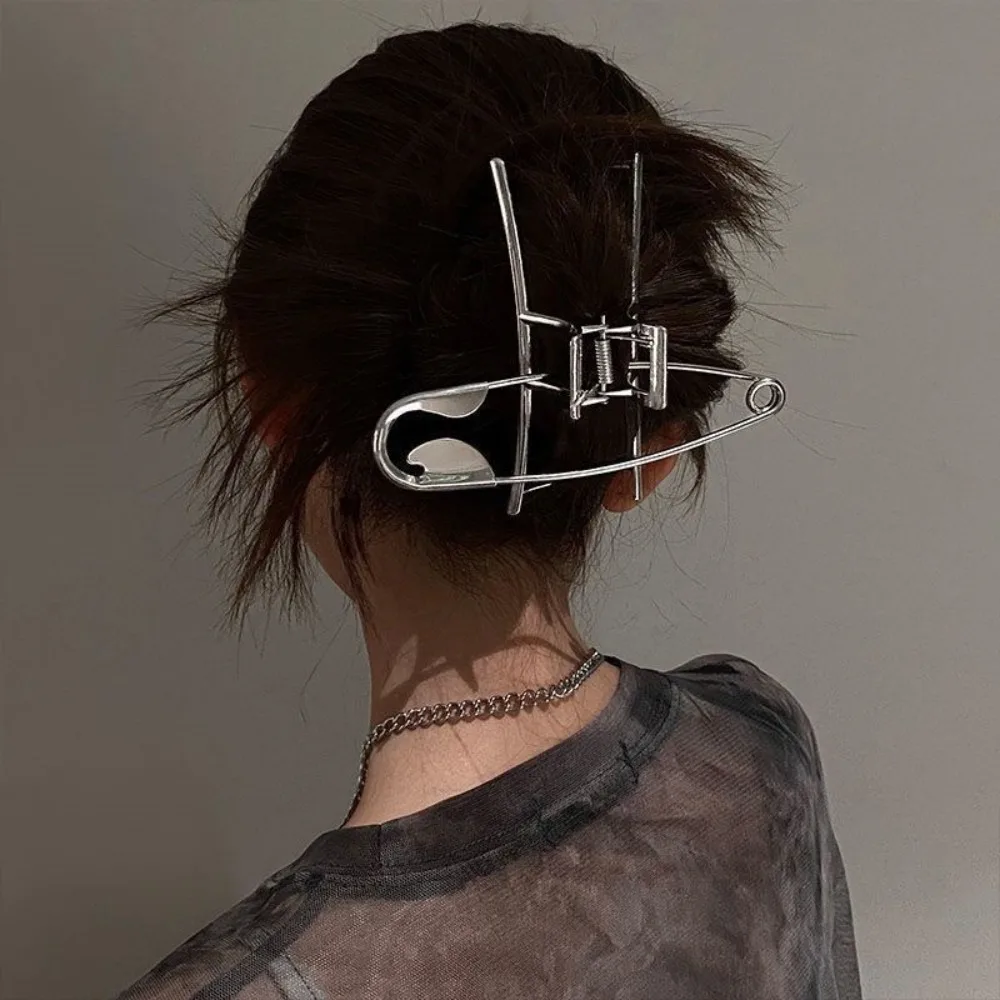 Große Sicherheitsnadel-Haarspangen im Cyberpunk-Stil für Frauen und Mädchen, DIY-Haaraccessoires, Haarklammern, Kopfschmuck und Partygeschenke – Detail 6