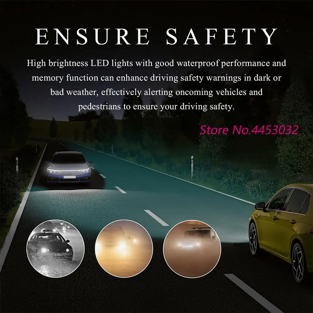 DRL السيارات المسح بدء شرائط ليد لجي إم سي هامر 2022-2025 غطاء السيارة ضوء المصابيح الأمامية المرنة ترحيب ضوء 59 بوصة