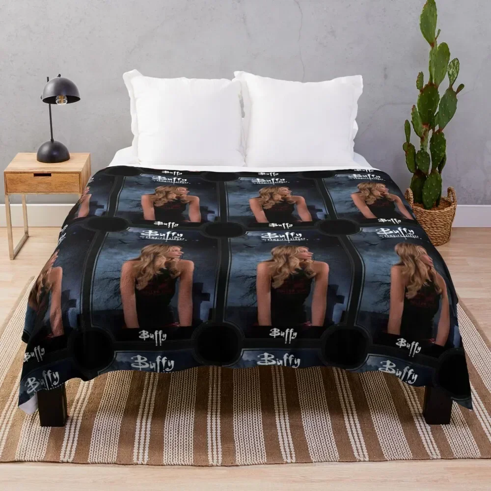 

BUFFY Throw Blanket Faux Fur Soft Warm Blanket for Bed