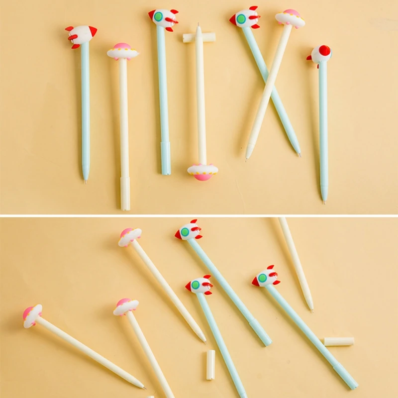 Paquete 2 bolígrafos gel negro, bolígrafo gel recargable azul, recambio 0,5 mm para estudiantes, bolígrafos