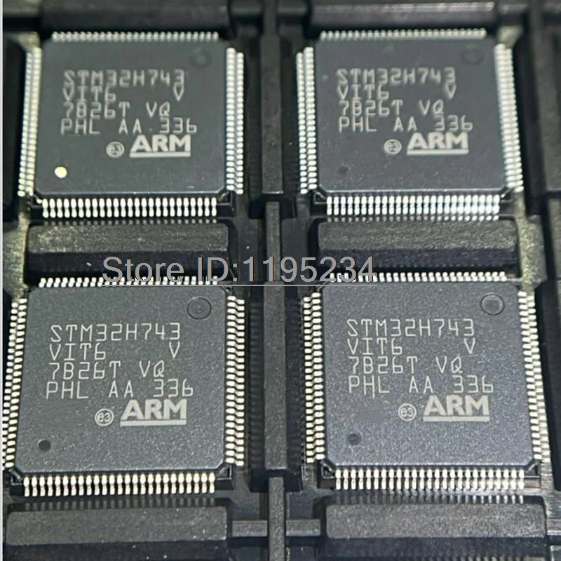 Imagem -05 - Mcu 32bit 2mb Flash Lqfp Novo e Original Pcs Stm32h743vit6 Stm32h743vit6 100