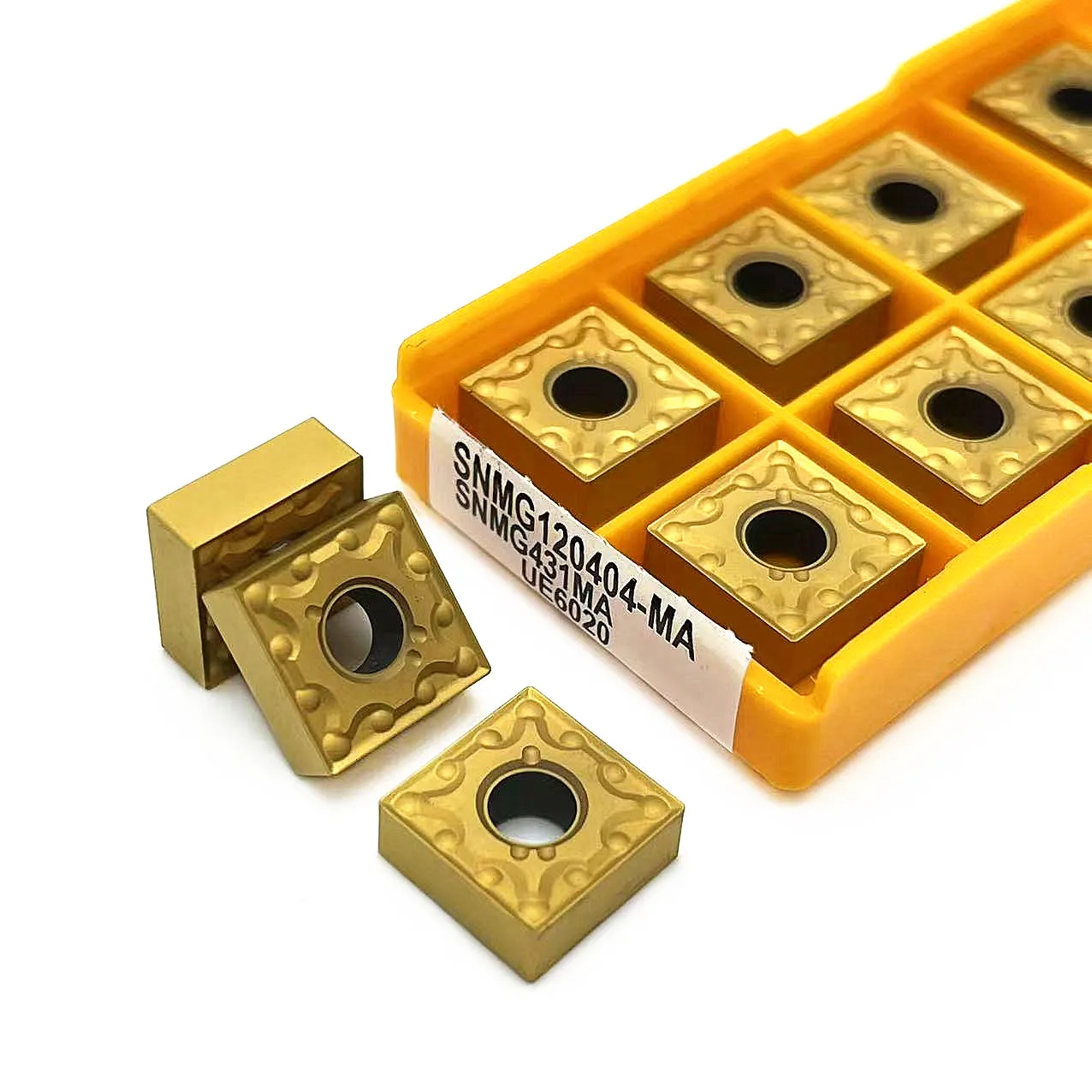 10 Stuks Carbide Inzetstuk Draaitool Snmg120408 Snmg120404 Ma Ue6020 Vp15tf Us735 Metalen Draaibank Gereedschap Externe Draaimachine Harde Legering