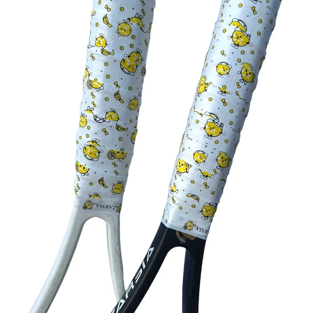 1.1M Badminton Handle Wrap Tape PU Anti-slip Badminton Racket Grips Wrap Cartoon Sweat-Absorbent Fishing Rod Sweatband