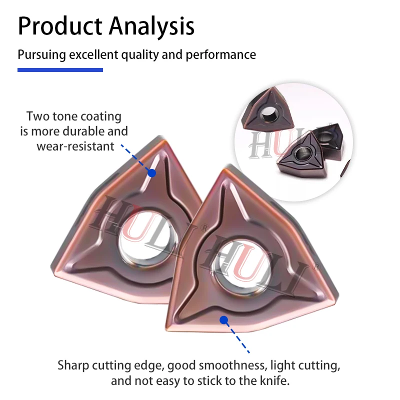 WNMG080404-EM WNMG080408/12-EF DBG205 202DBM 253 251 Alat Bubut CNC Sisipan Pembubutan Lingkaran Luar Bentuk Persik untuk Pemrosesan Baja