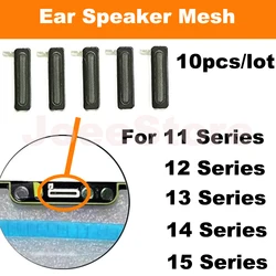 10pcs Earpiece Mesh Tape For iPhone 15 14 13 12 11 Pro Max Mini Plus Ear Speaker Anti Dust Mesh Grill Bracket Net Adhesive