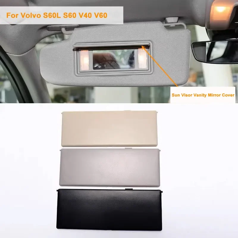 

For Volvo S60L V40 V60 Sun Visor Vanity Mirror Lamp Cover Car Interior Parts