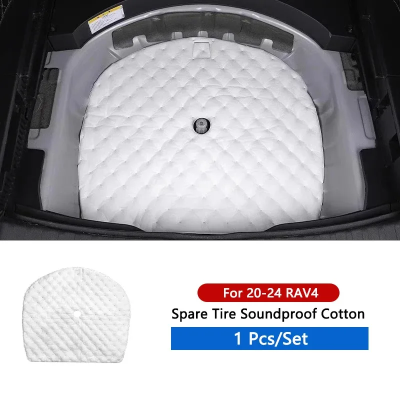 

Car Trunk Sound Insulation Pad Trunk Spare Tire Soundproof Cotton Trims For Toyota RAV4 20-25 Camry Avalon 19-25 Corolla Harrier