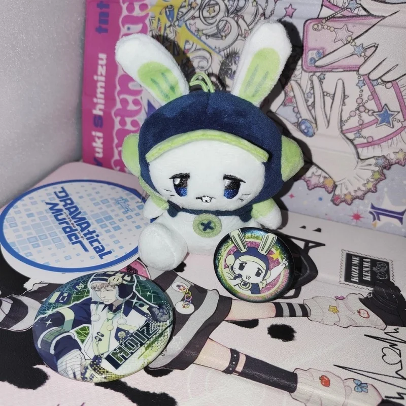

Authentic Nullset Dramatical Murder Rabbit-style Plush Keychains Ren Berry Aoba Koujaku Anime Game Peripheral Soft Bag In Stock