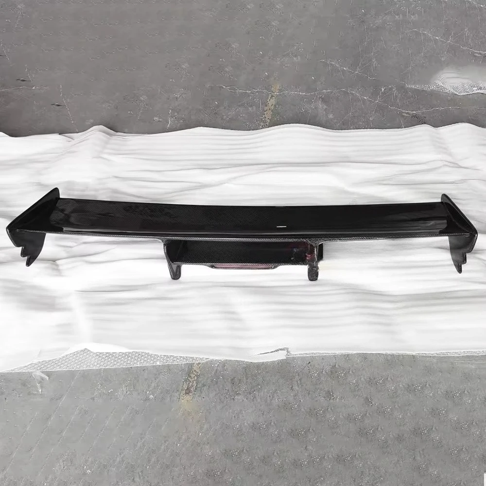 

Nismo Style Double High Polished Carbon Fiber Rear Trunk Spoiler Wing forNissan GTRR35