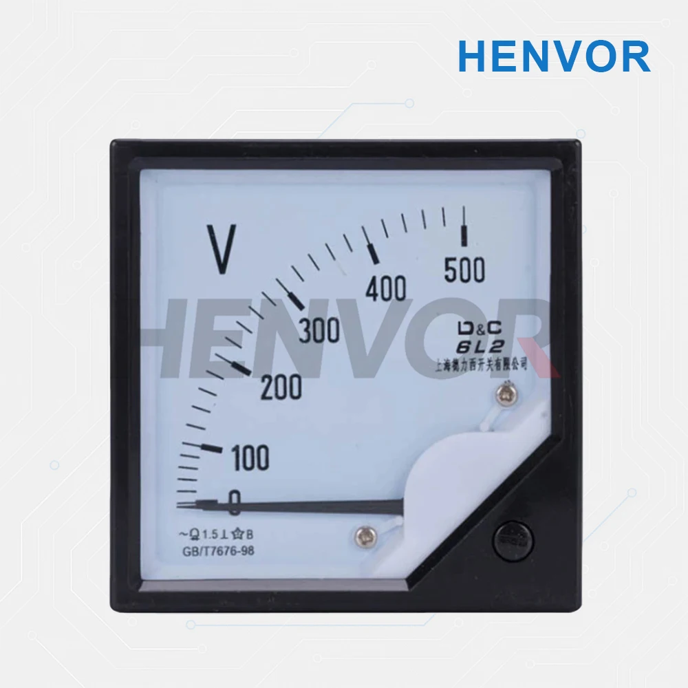 6L2 Diesel Generator Voltmeter Ammeter Frequency Hertz Pointer Meter Digital Meter Panel – 500A 500V 55Hz