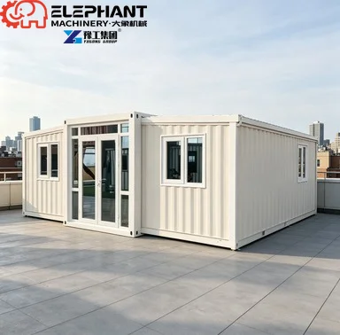 Wholesale Price Expandable Container House 40Ft 2 Bedrooms Expandable Modular Container House Home Ready Made House