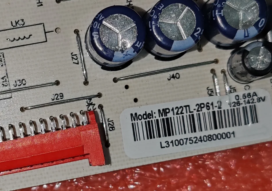

MP122TL-2P61 81T-PBE-121-M140003 142В 660МА Плата питания для LED-телевизора, проверена, реальное фото