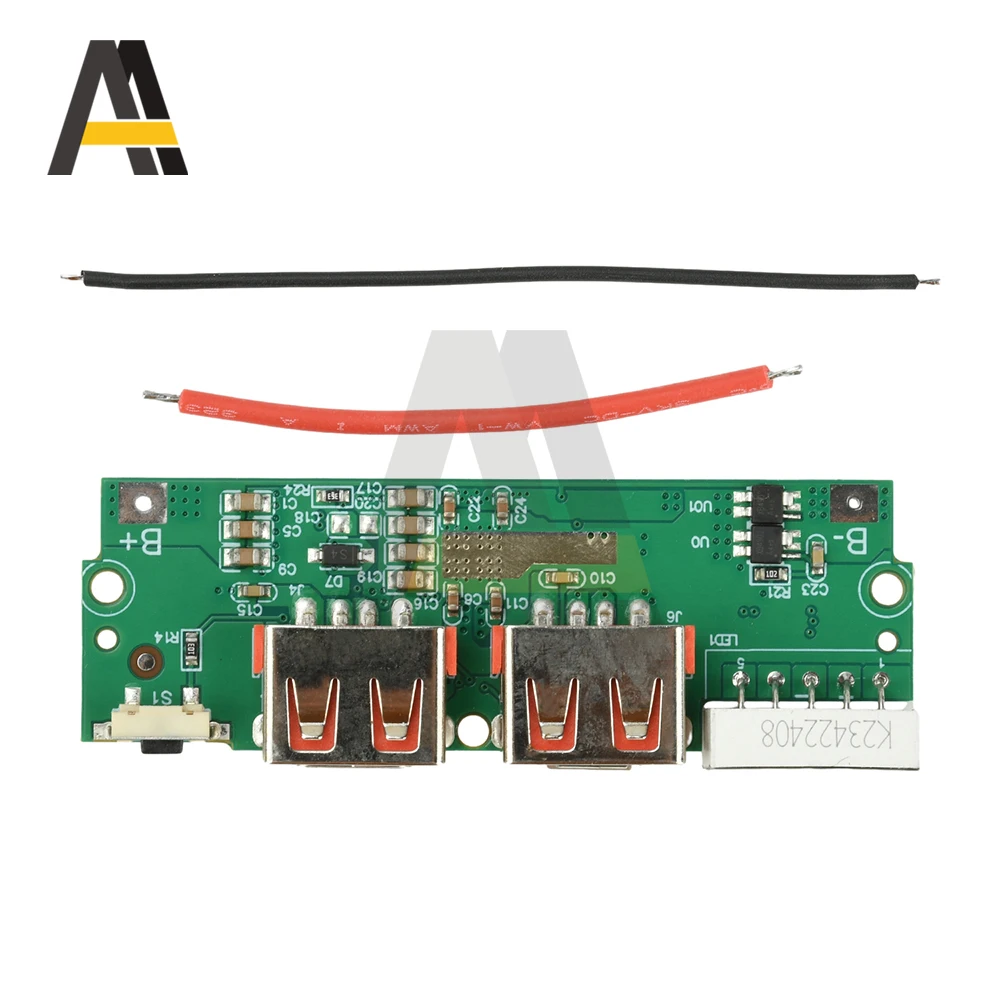 22.5W Fast Charging Module with PD QC VOOC Tri-Protocol LED Display for Smartphones 3.7V Lithium Battery Charger Circuit