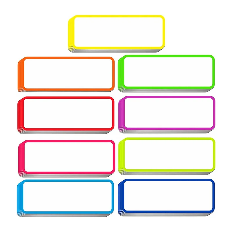 

HJ-For Classroom Magnets- Magnetic Labels 54-Pack 3.2X1.2 In-Dry Erase For Classroom Lockers School Bus-Magnetic Name Tags