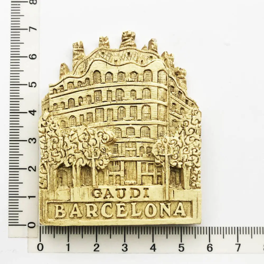 Iconic City Landmark Resin Magnet Souvenir Decorative Craft Gift For Kitchen Fridge Home Office Decor Travel Collection Item