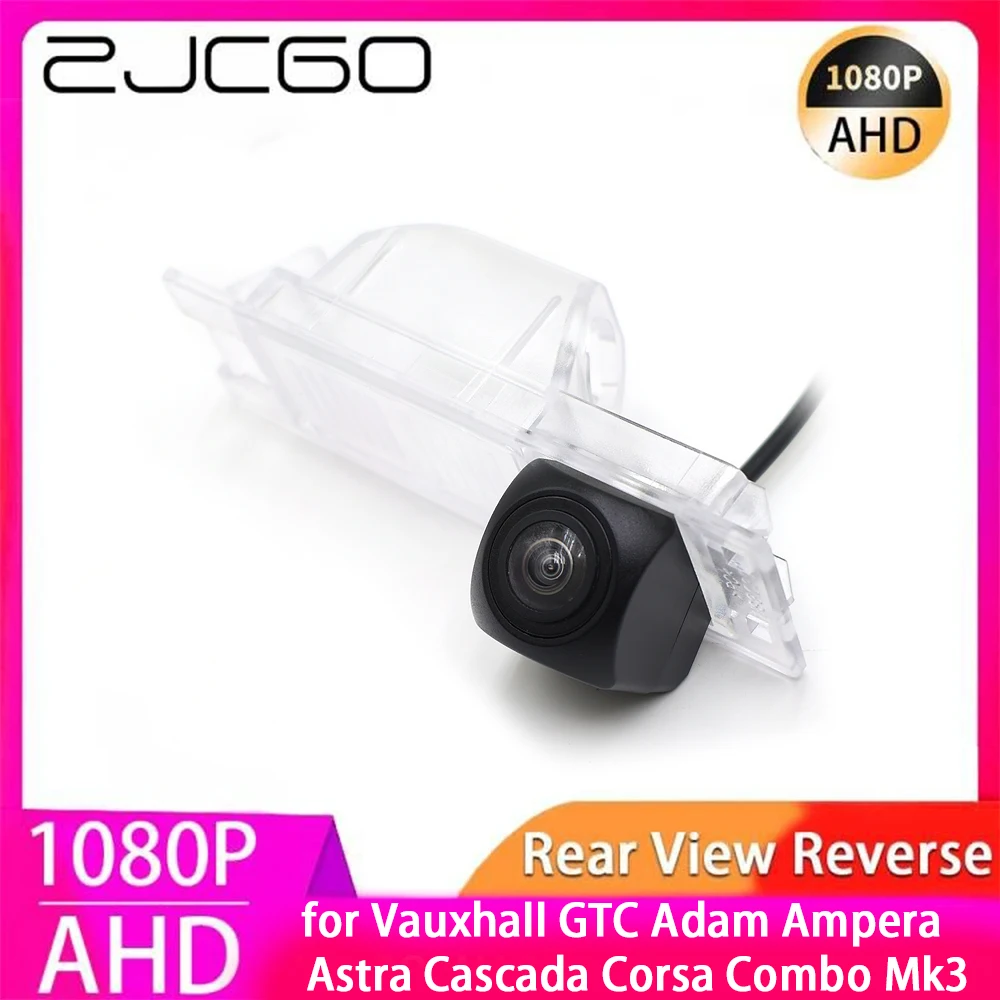 

ZJCGO AHD 1080P Parking Reverse Back up Car Rear View Camera for Vauxhall GTC Adam Ampera Astra Cascada Corsa Combo Mk3