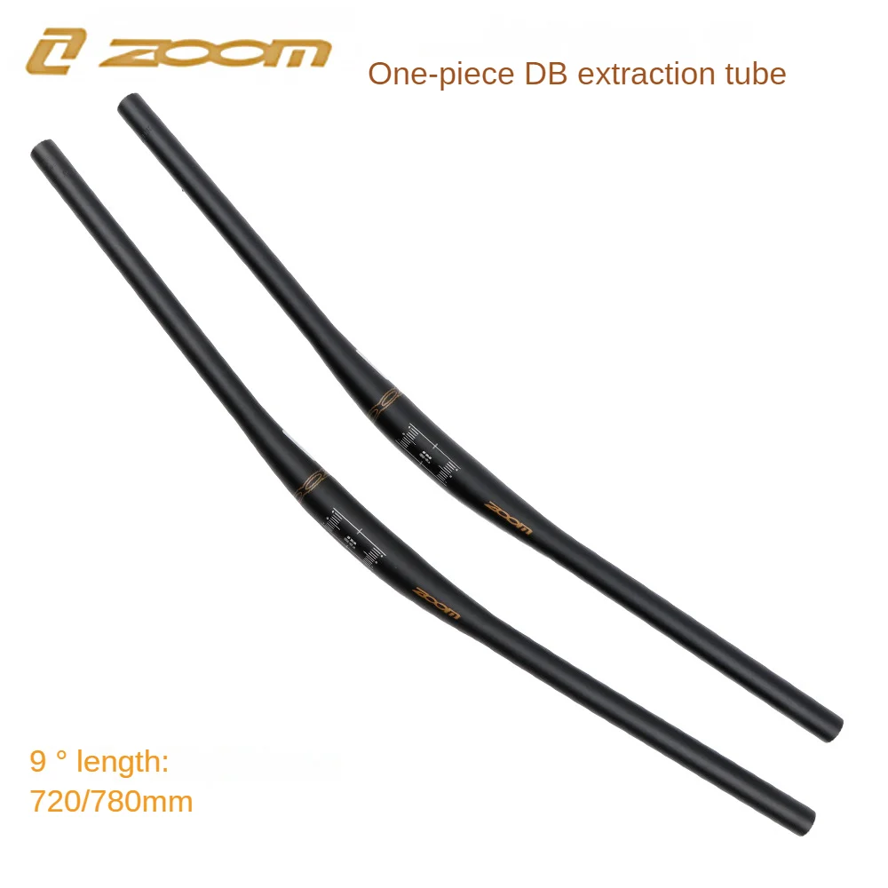 ZOOM 31.8mm MTB Horizontal Handlebar 720/780mm Mountain bike Swallow-shaped Handlebar Aluminium handlebars