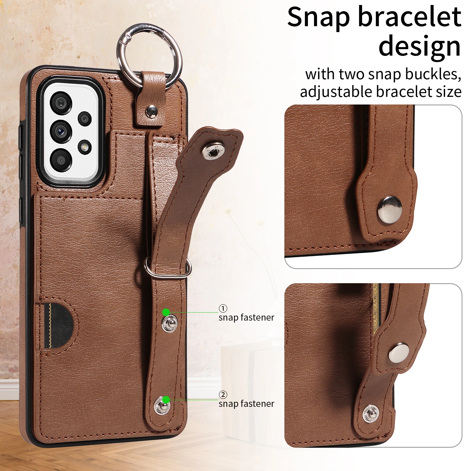 حافظة جلدية PU عالية الجودة لهاتف سامسونج A32/33/34/35 A52/53/54/55 A72/73 غطاء هاتف محمول فاخر للأعمال لمنع السقوط