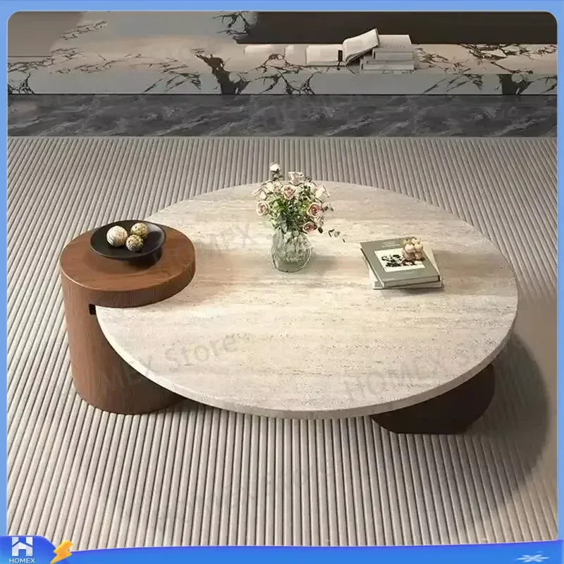 Modern Nordic Wood Coffee Table Minimalist Unique Design Living Room Bedroom Entrance Hall Furniture Small Side
