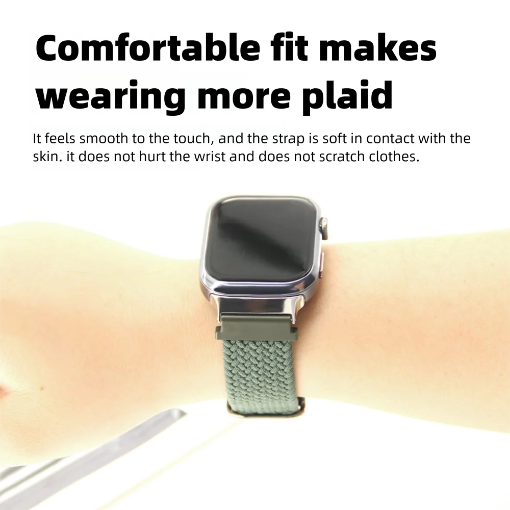 Elastic Braided Strap For Huawei Watch D2 Bracelet Quick Release Breathable Nylon Replacement Sport Smart Watch Band Man Woman