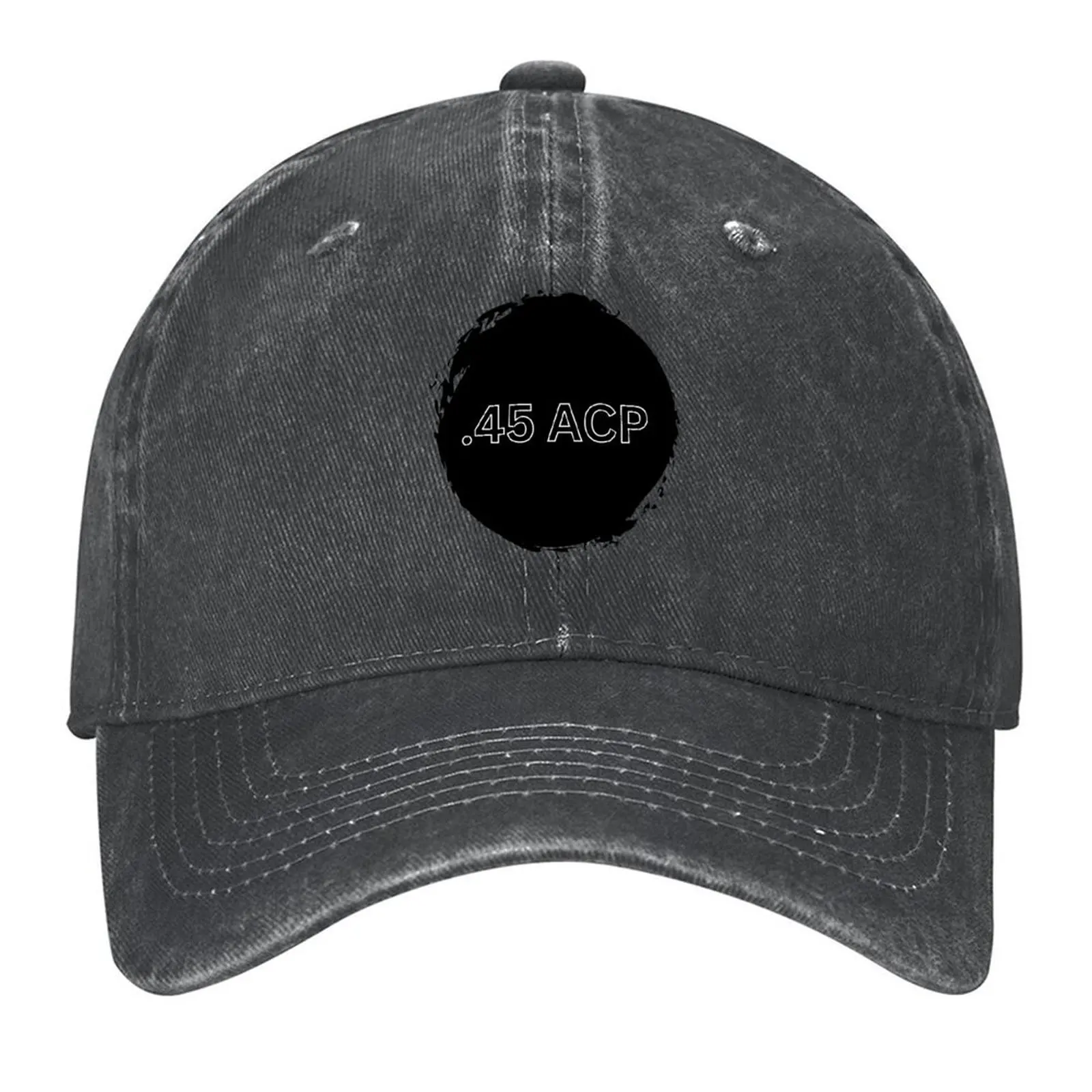

Precise lettering for the .45 caliber ACP ammunition cartridge Baseball Cap Hat Man Luxury Golf Hat Hats Woman Men's