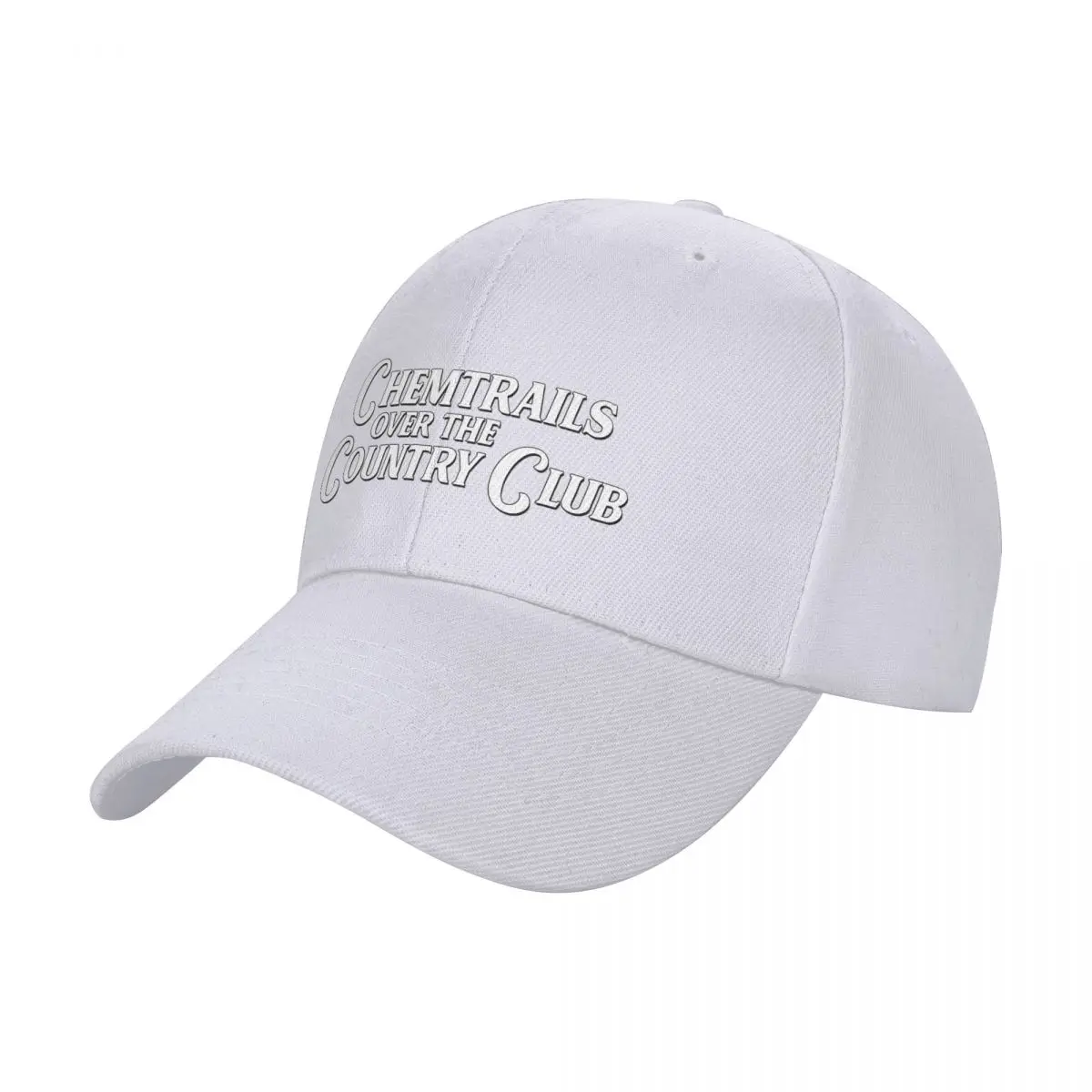 

Chemtrails Over the Country Club Lana Del Rey (Retro White on Black) Baseball Cap Fashion Beach Beach Outing Women's 2024 Men's