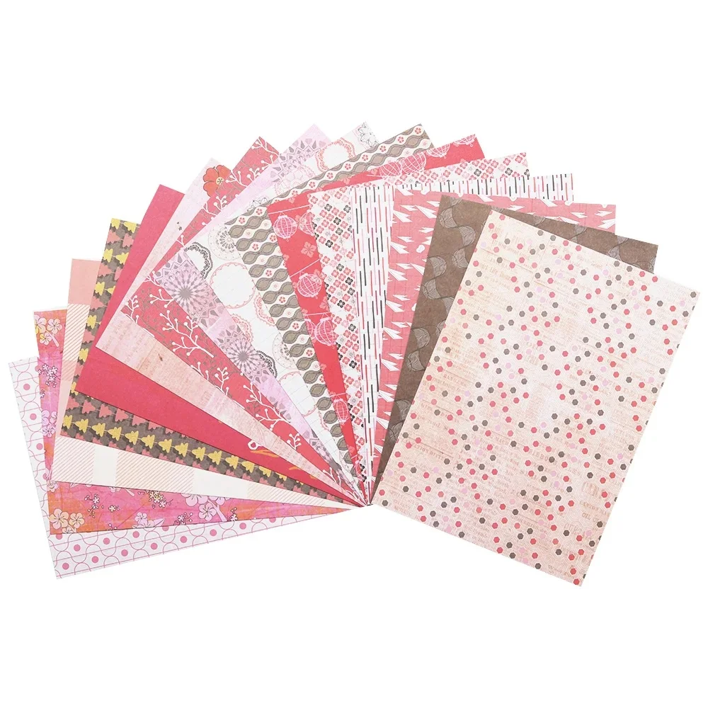 Kreatives Papier 6*4 Zoll mit Blumenmuster für Journaling und Scrapbooking A5 A6 Vintage Blumendesign Scrapbook Hintergrundpapiere – Detail 10