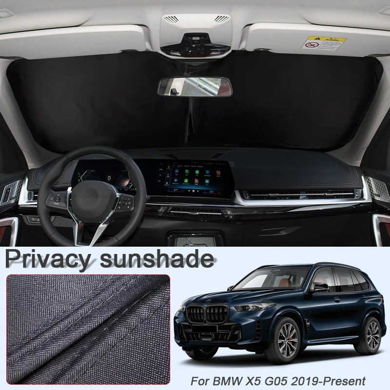 

Car Black Windows Privacy Sunshade For BMW X5 G05 2019-Present Anti-UV Heat Insulation Protect Cover Interior Accessories