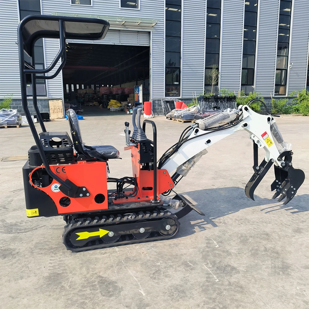 Crawler Mini Excavator 800kg Digger Engine Chinese small Excavators for Gardens Farms Shipping Costs Not Included