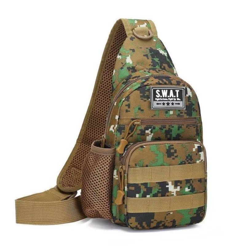 

New Chest Bag Men Korean Version Crossbody Bag Casual Oxford Cloth Small Bag Fashion Backpack Camouflage Zipper Shoulder Bags