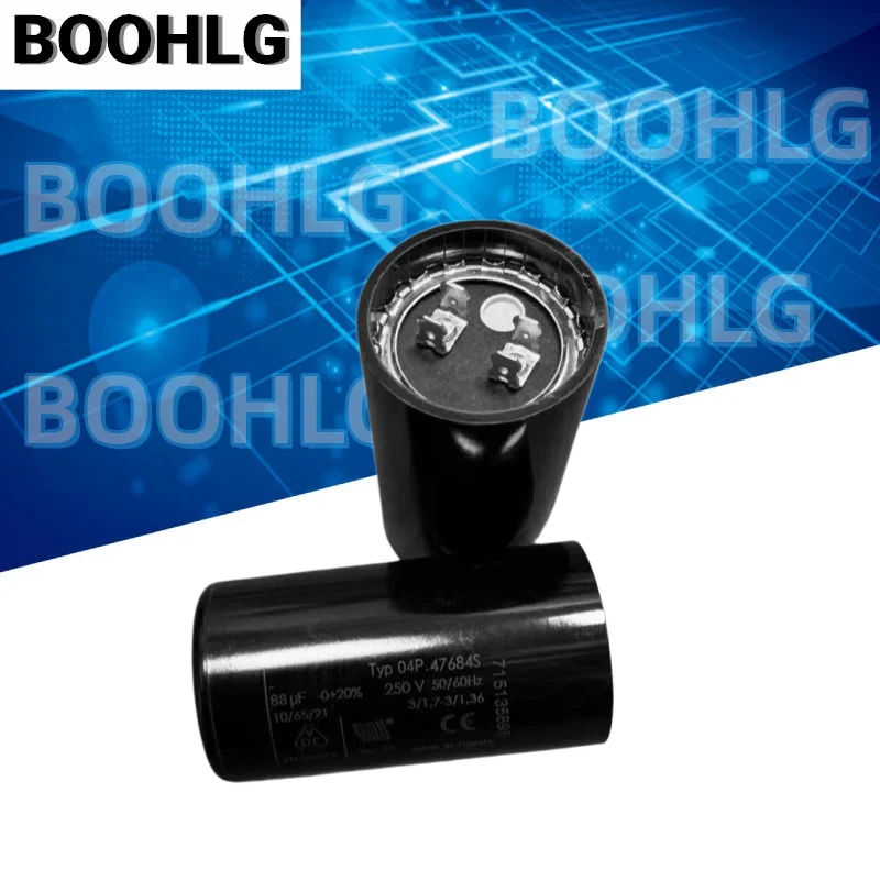 1PCS O4P.47684S Motor Run Start Capacitor 250V 88UF Cooling Fan Blower Compressor Replacement Capacitor