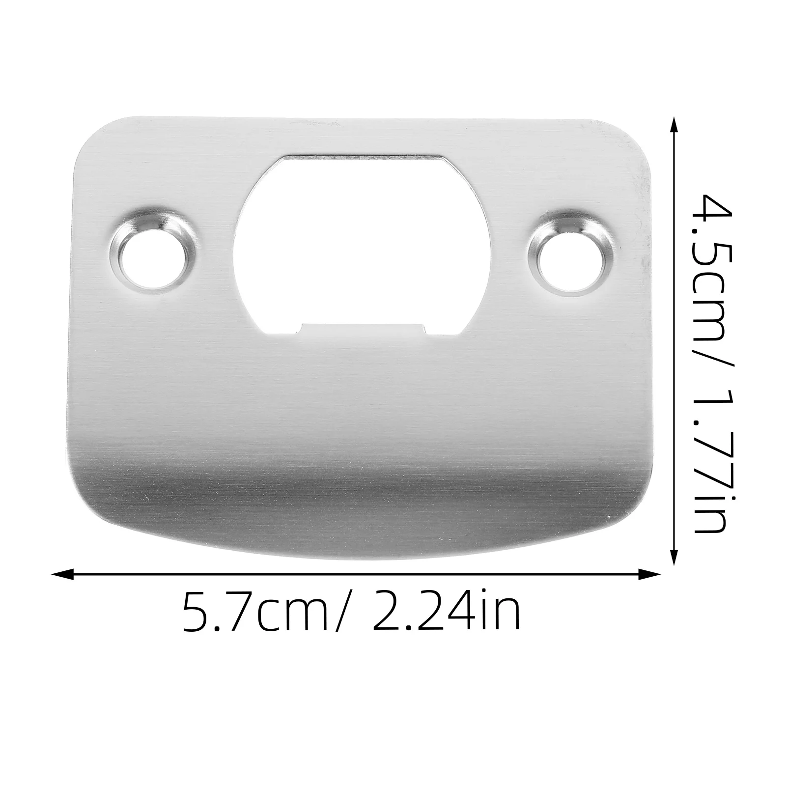 4 مجموعات سترايك لوحات الفولاذ المقاوم للصدأ ديدبولت تعزيز لوحة مزلاج الباب لوحة دليلية للأبواب الخشبية قفل الباب المعدني