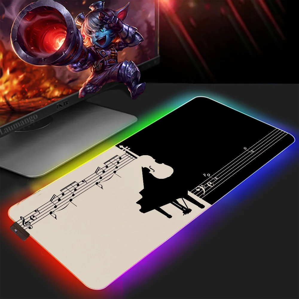 Maestro Large Mouse Pad 900x400 Pc Gamer Gaming Mat Desktops Desk Accessories Office Mousepad Mats Keyboard Extended Xxl Setup