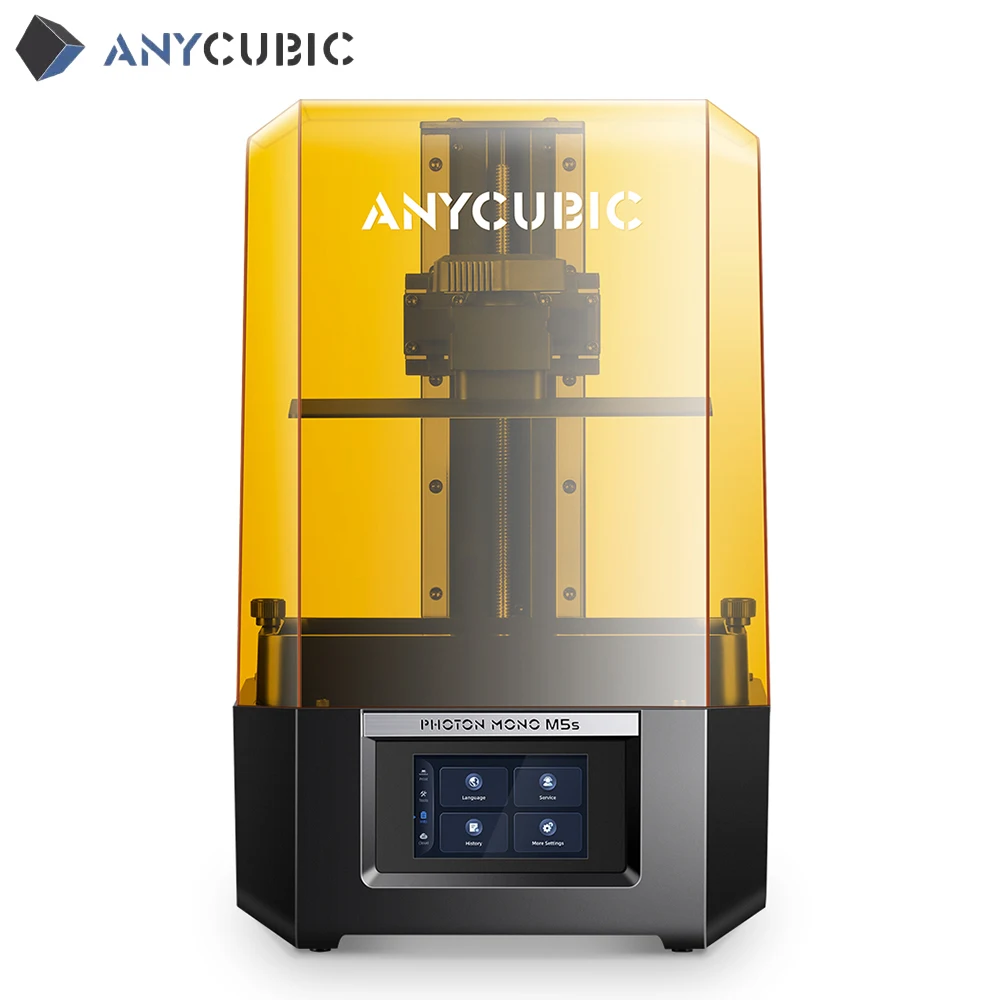 

ANYCUBIC Photon Mono M5s Resin 3D Printer 12K 10.1" Monochrome LCD Screen Smart Leveling-Free 3X Faster Printing Speed