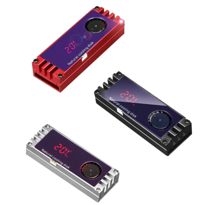 

B0KA .2 SSD Heatsink NVME .2 2280 22110 Hard Disk Radiators Heat Sink Heat Dissipation Aluminum Cooler