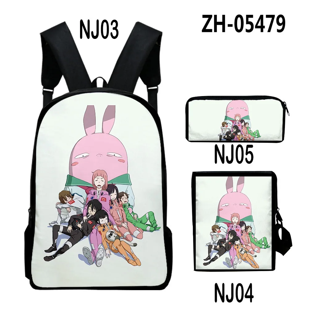 Creative Youthful The orbital children 3D Print 3pcs/Set Student Travel bags Laptop Daypack Backpack Shoulder Bag Pencil Case