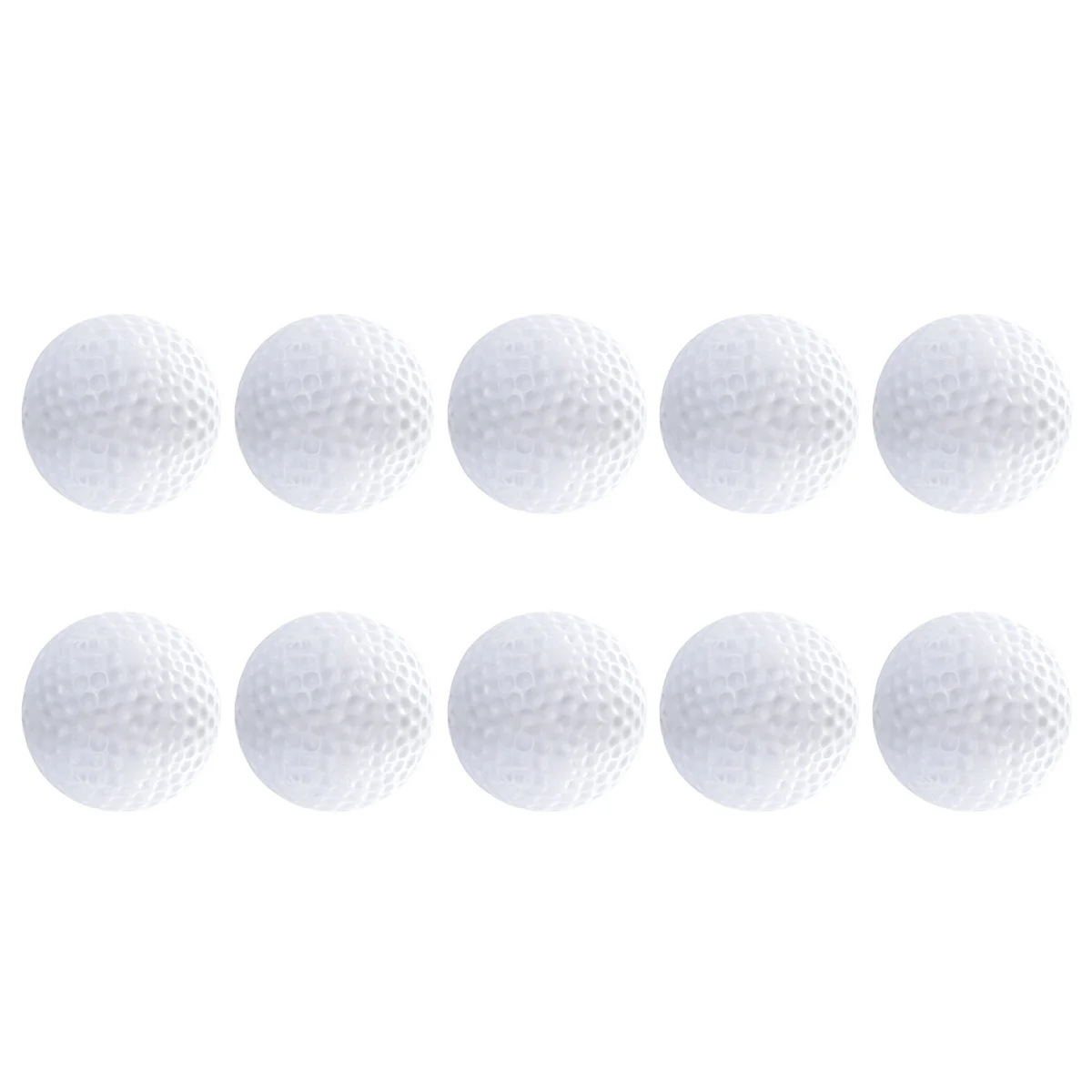 10 Pcs Golf Balls for Beginners Toys Kids Accessories Practice Outdoor Indoor Use Small