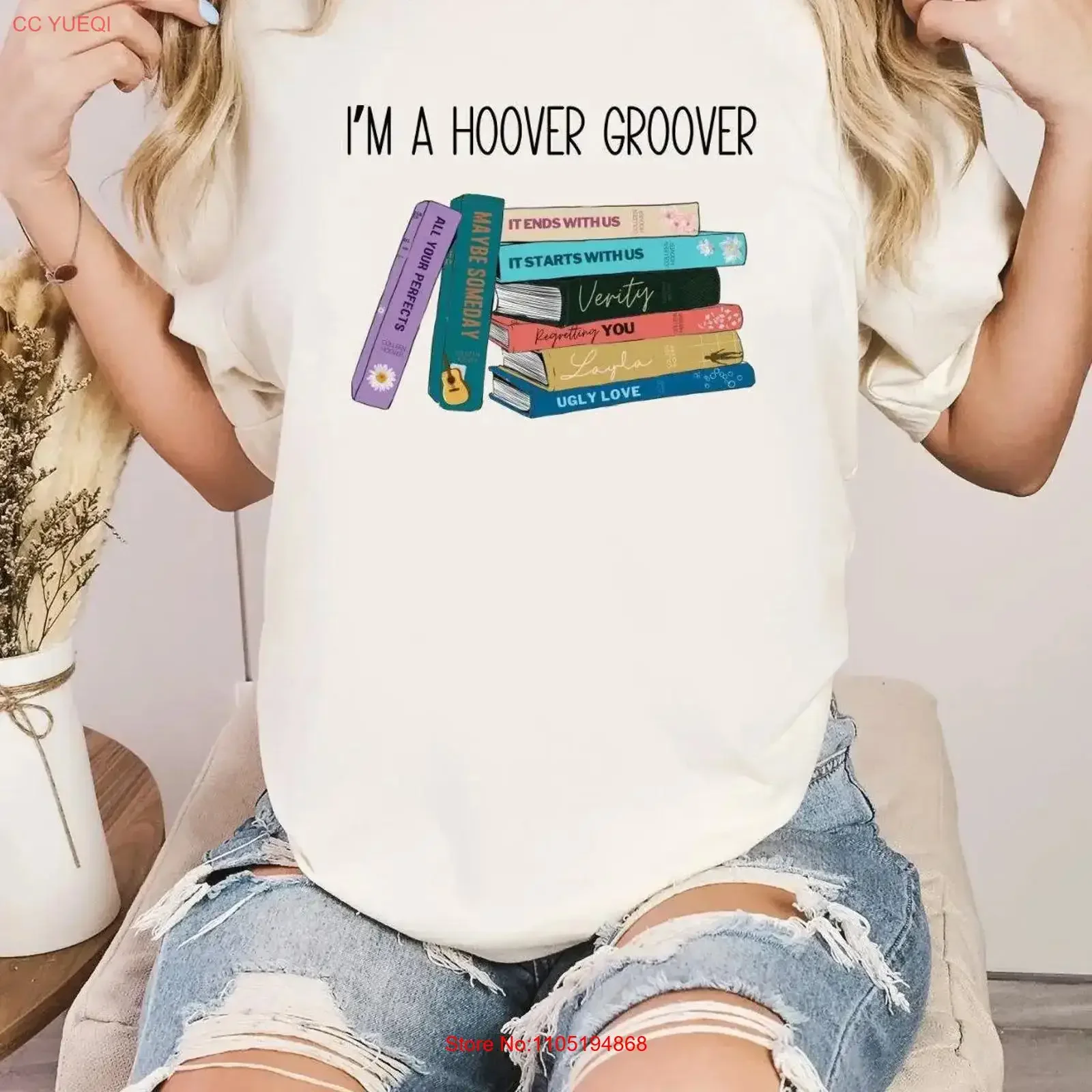 It's a COHO thing shirt Colleen Hoover T Books Design Bookstack for Her vintage Washed Stretched Casual Top For Everyday Wear
