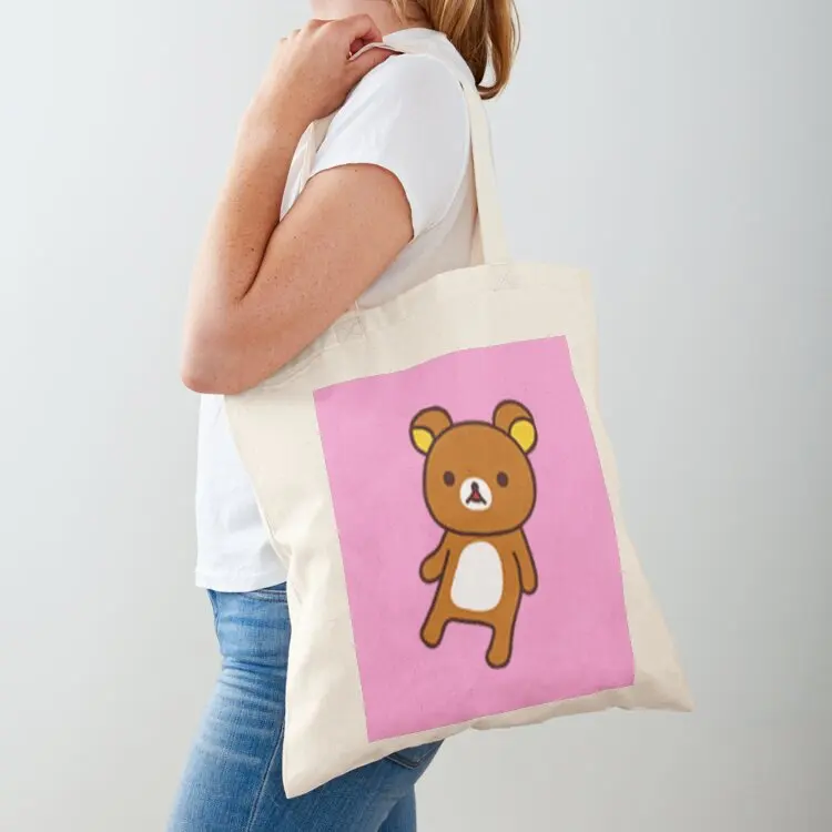 Rilakkuma Bear Kawaii Japan Tote Bag Shopper bag reusable shopping bags eco pack