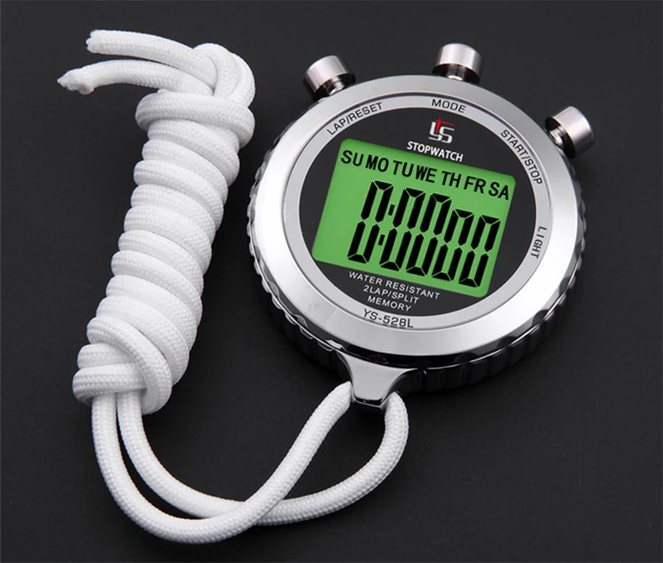 Digitaler Timer aus Metall, einreihige Stoppuhr, Lauftraining, Timer, 0,01 s, großer Bildschirm, Sport-Stoppuhr, professionelle Timing-Tools – Detail 6