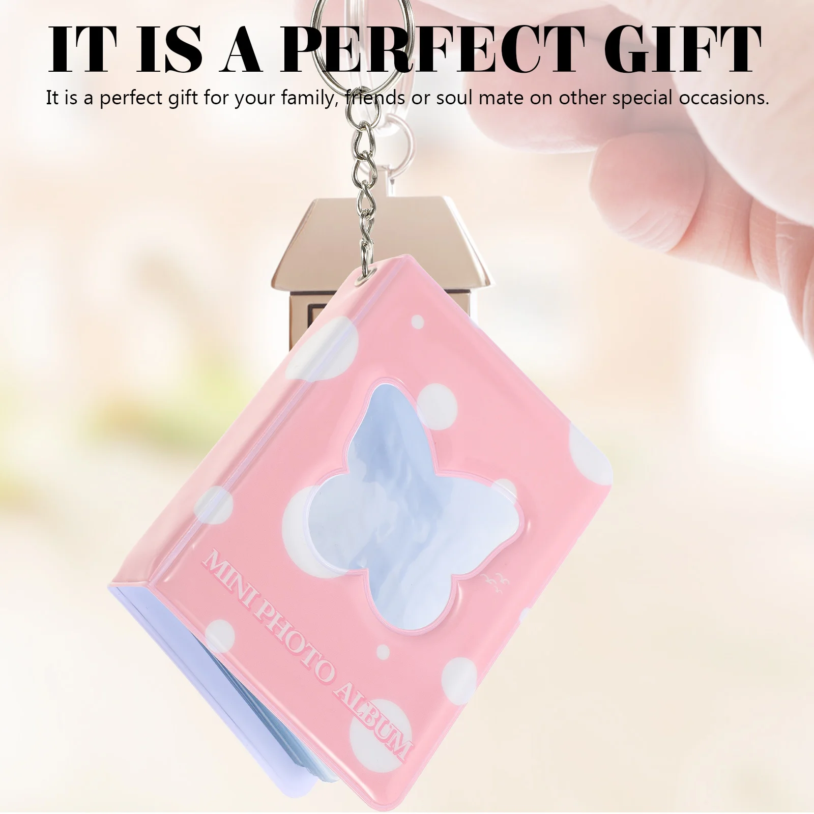 

Mini Couple Photo Album DIY Photo Cards Collector for Engagement Wedding Baby Travel Storage DIY Album