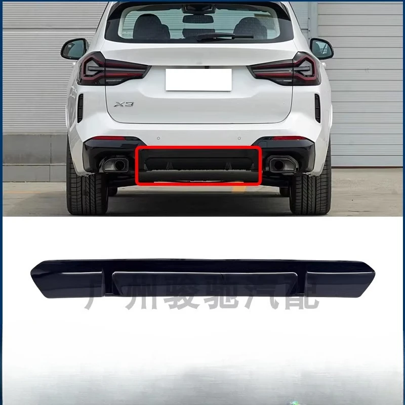 

Подходит для BMW X3, накладка на задний бампер G08, нижняя защитная пластина заднего бампера X3, черная накладка X3