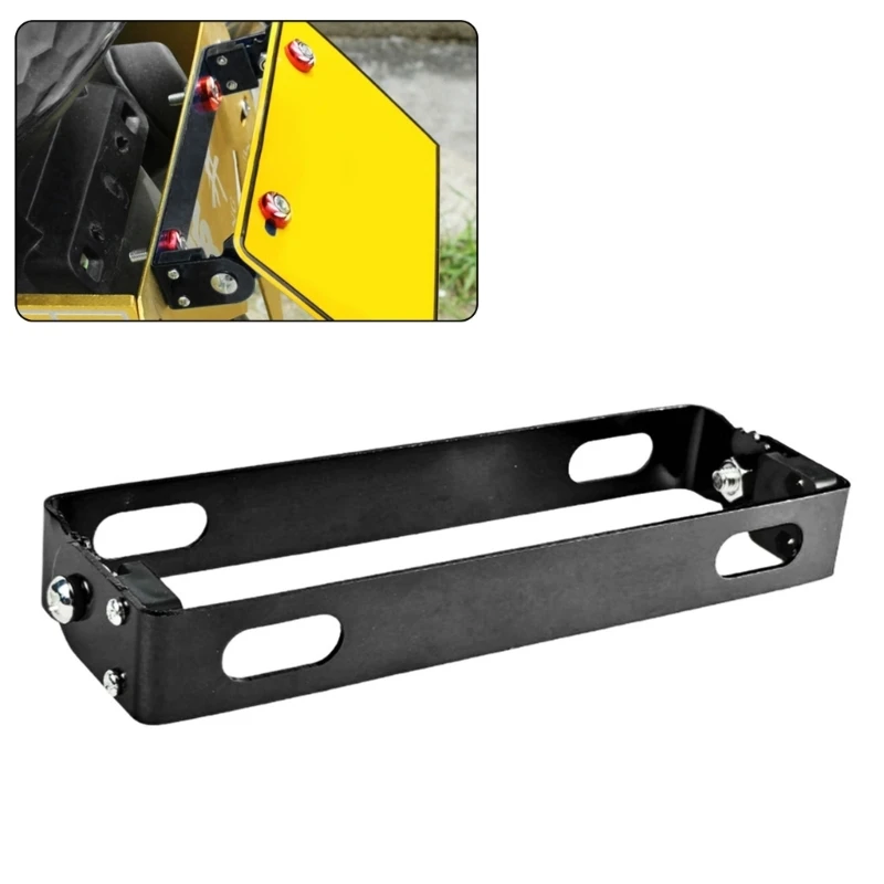 

Versatile Motor Scooter License Plate Frame Quick Installation Aluminum Brackets